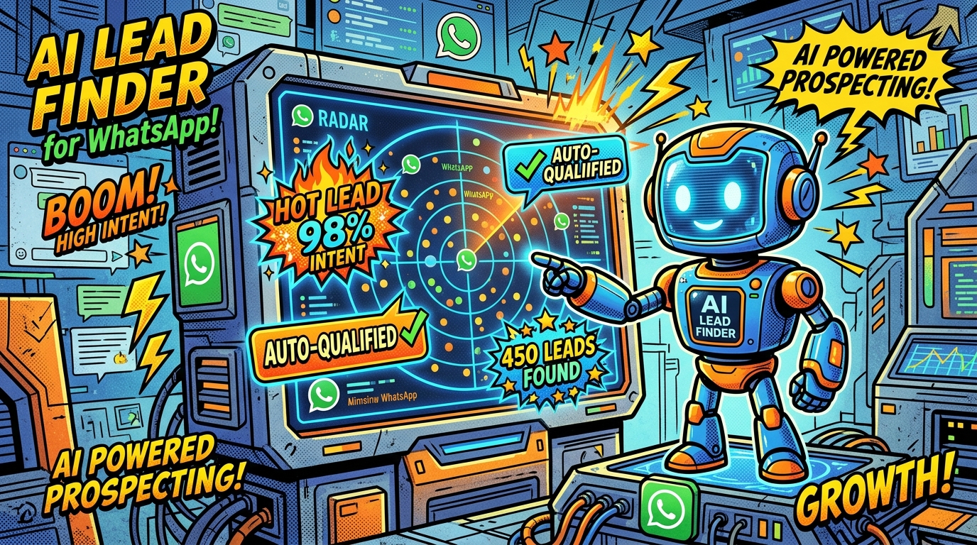 AI Finds Leads Comic Illustration