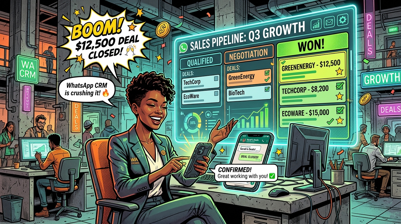 WhatsApp CRM Sales Pipeline